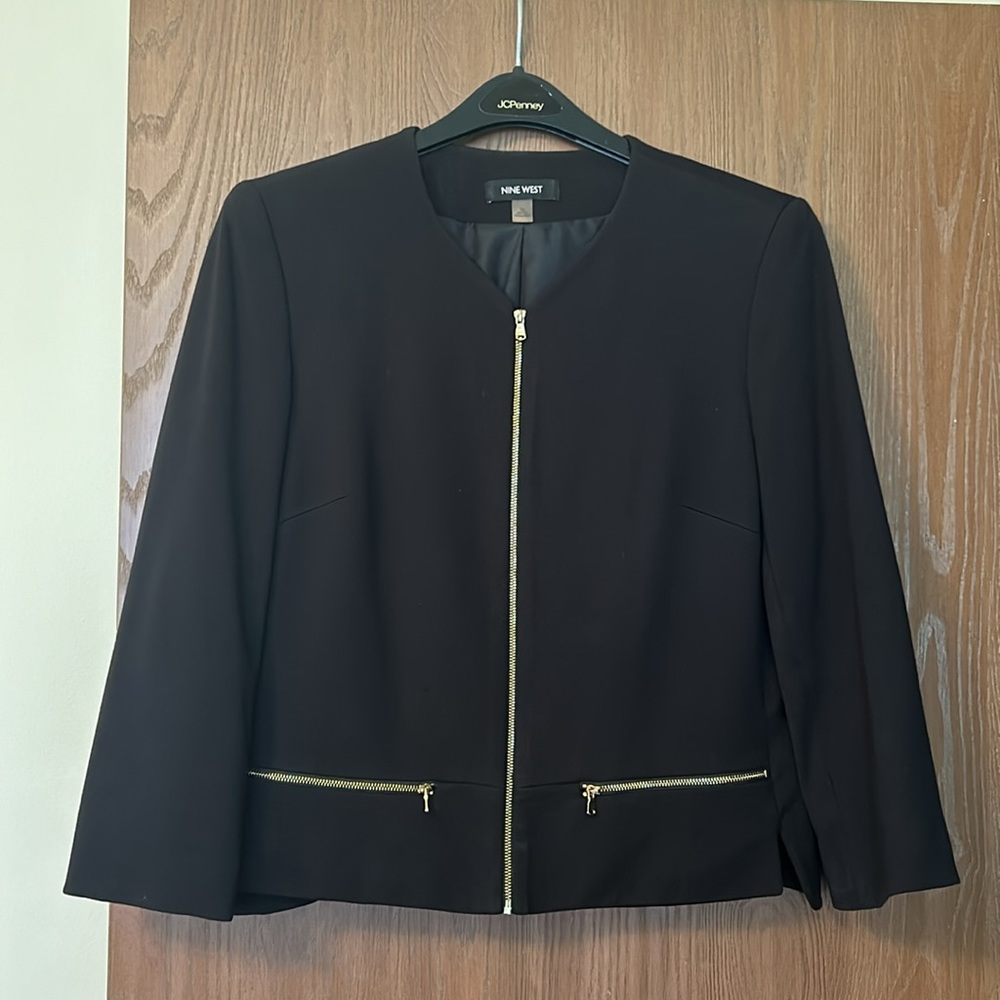 ▪️ NINE WEST ▪️ Black Professional Cropped Blazer